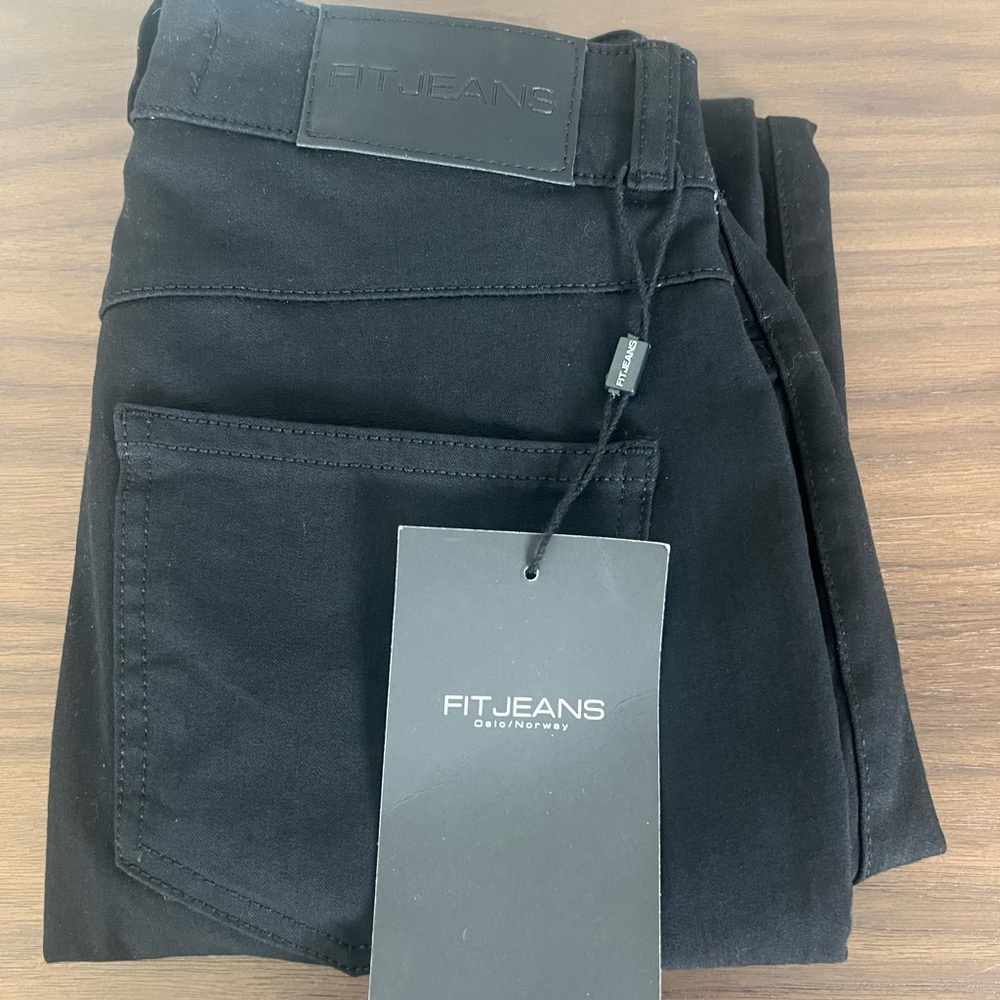 Fit Jeans- high waisted, skinny, 360 black